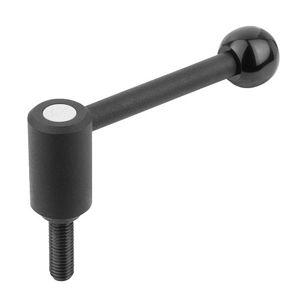 Adjustable Tension Levers, with external thread, inch, 0 Degree